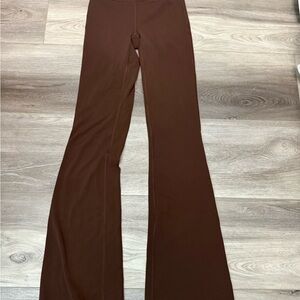 Lululemon Athletica lava cake groove flares long
